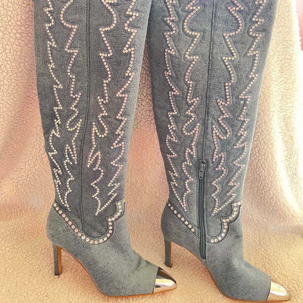 Gianni bini denim boots